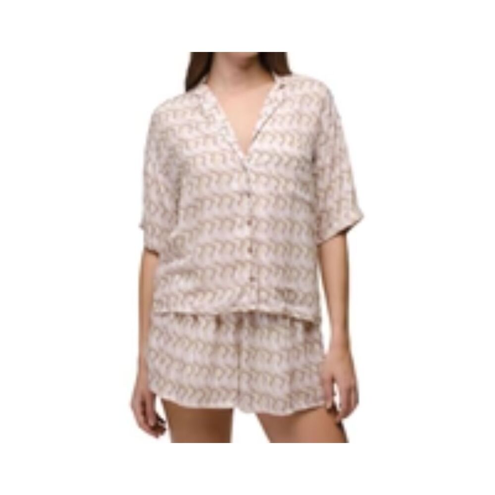 PrAna Iguala Top ***MEDIUM*** Willow Retro Geo